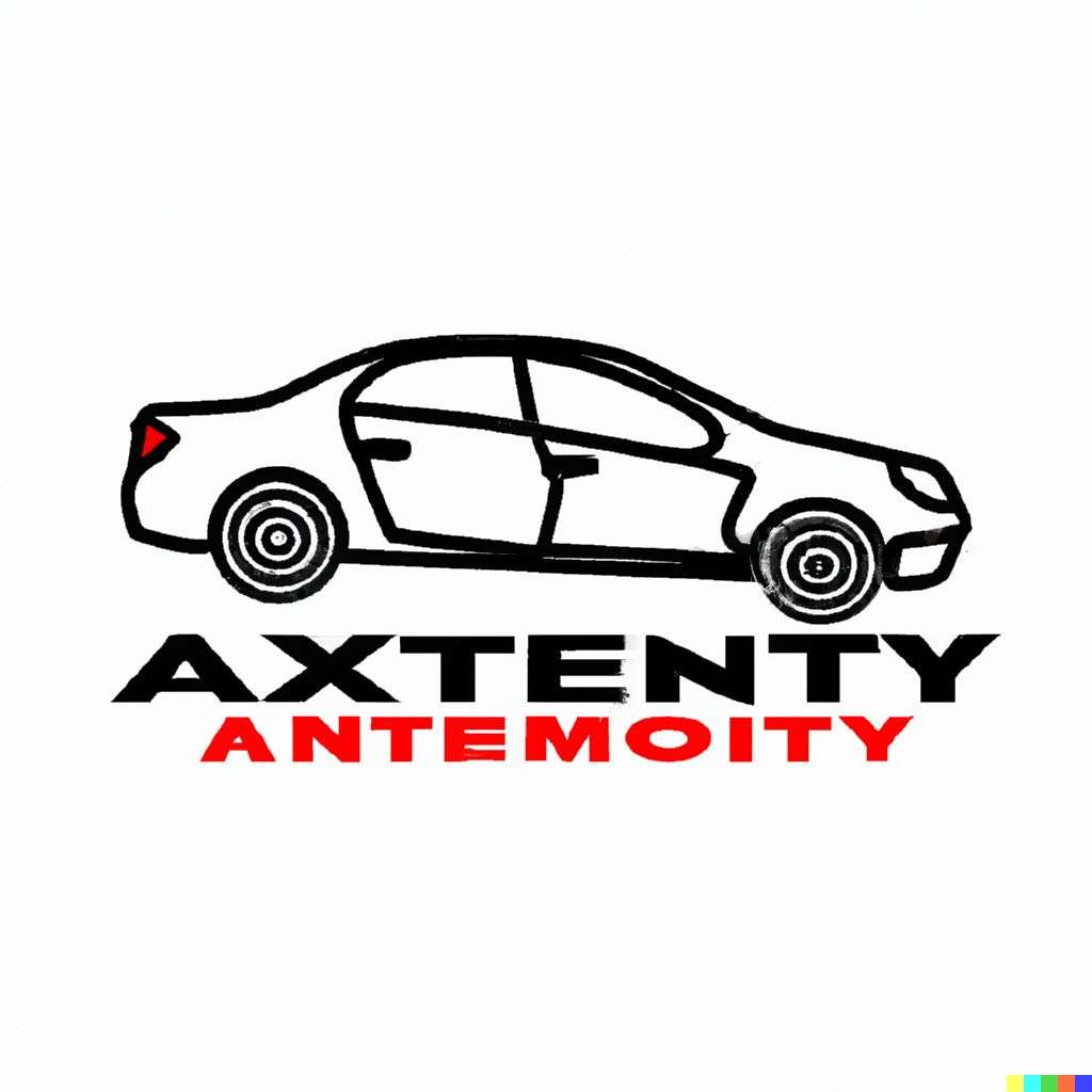 a representation of anxiety, auto company logo design